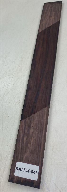 Fretboard Mexican Rosewood / Katalox 715x76x10mm Unique Piece #043